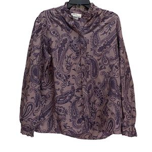 Blake by Devon Vintage Paisley Purple Top
